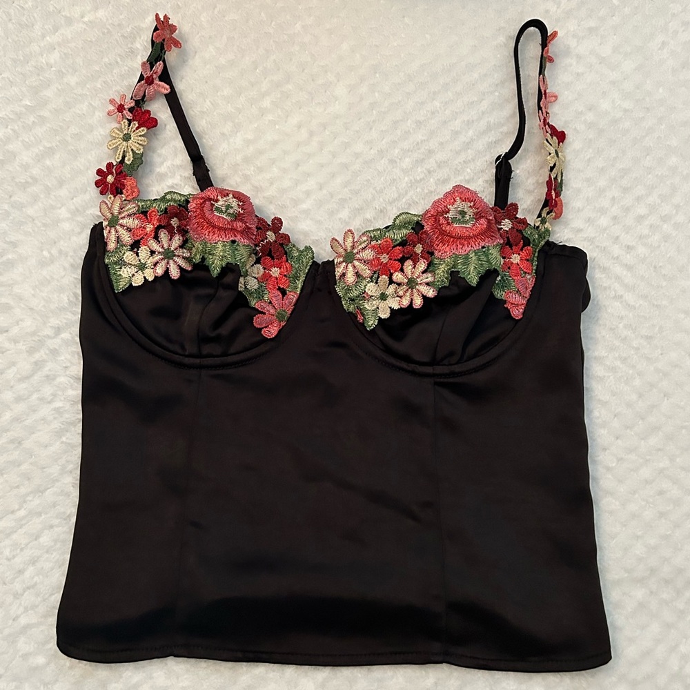 princess polly flower corset